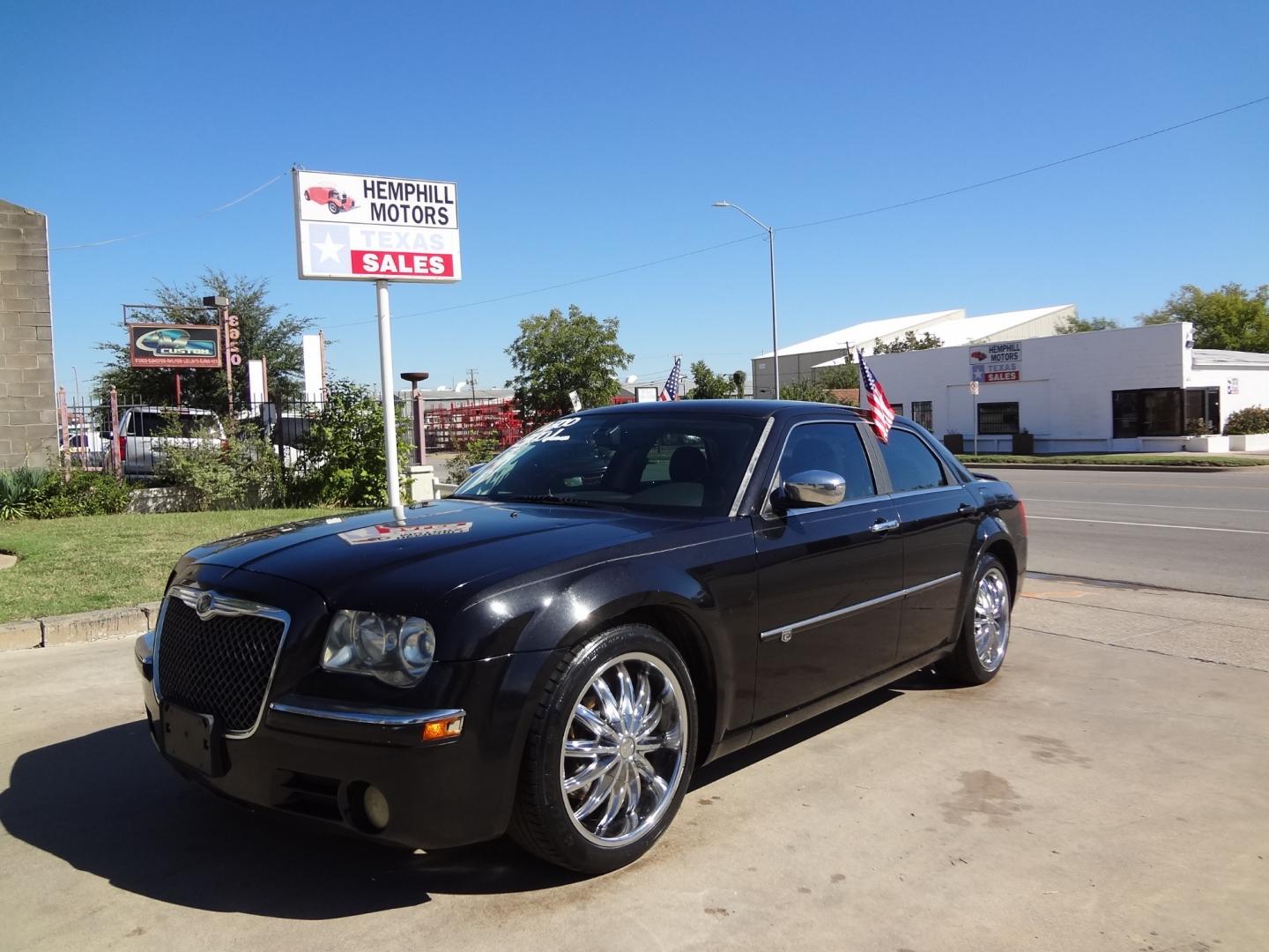 2010 Black Chrysler 300 C HEMI RWD (2C3CA6CT9AH) with an 5.7L V8 OHV 16V engine, Automatic transmission, located at 3624 Hemphill St., Fort Worth, TX, 76110, (817) 926-8921, 32.696205, -97.331985 - Photo#0